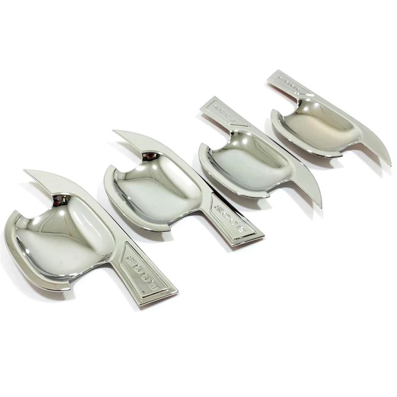 NOHEEU Auto Accessories Exterior Door Handle Bowl Sticker Cover Trim 4pcs Replacement for Peugeot 2008 Ll 2020-2023