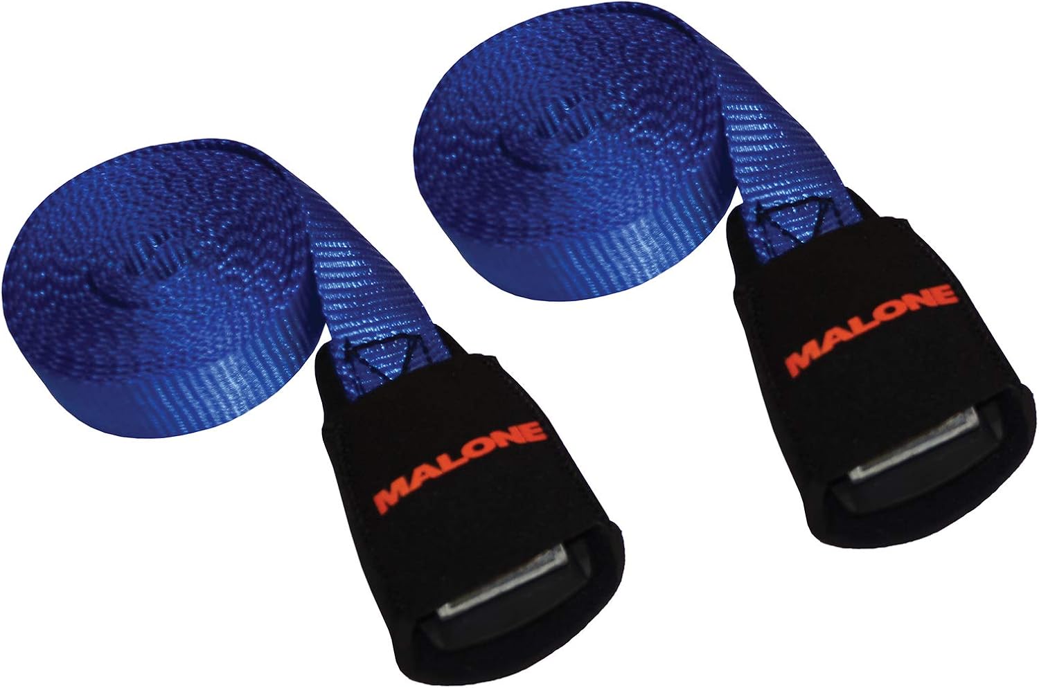 Malone 9 Feet Canoe and Kayak Cam Buckle Load Straps, 2 Pack , Blue