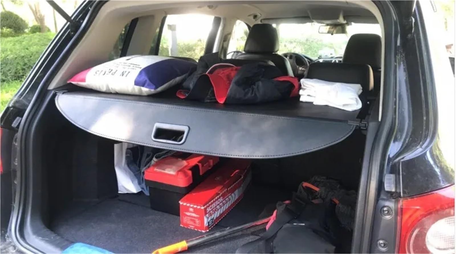 Trunk Cargo Cover Compatible for Ford Ecosport 2013-2024 Security Shield Rear Luggage Curtain Retractable Partition Privacy Car Accessories — view 4