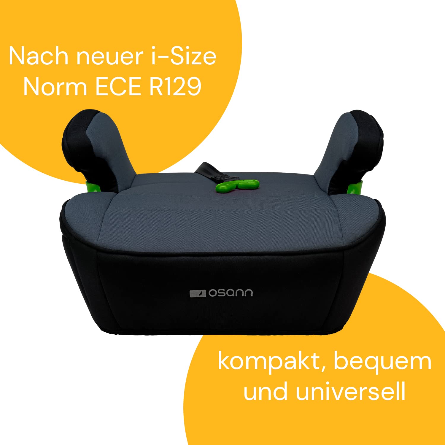 Osann Junior Gurtfix i-Size Sitzerhöhung ohne Isofix Auto Kinder (126-150cm)**
