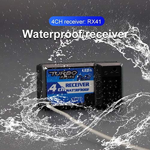 P32 Turbo Rennen 91803G-C 2.4G 4CH VT System LCD Display Radio Zender Afstands Bediening Met Ontvanger Voor Rc Auto Boot