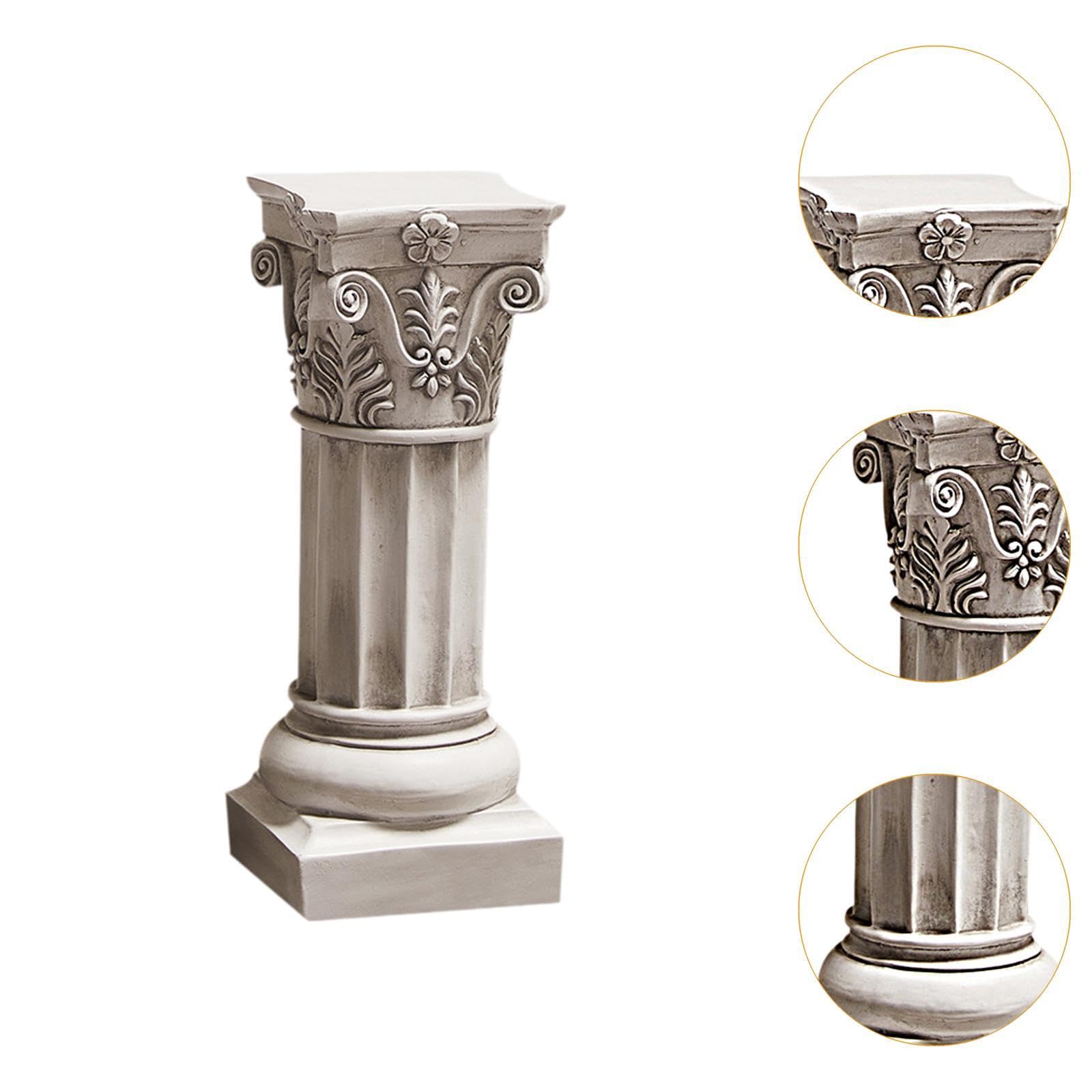 ローマ式柱デザインの装飾品 Amazon.co.jp: XLWLLNJ ローマの柱像、ギリシャの柱の図、装飾品
