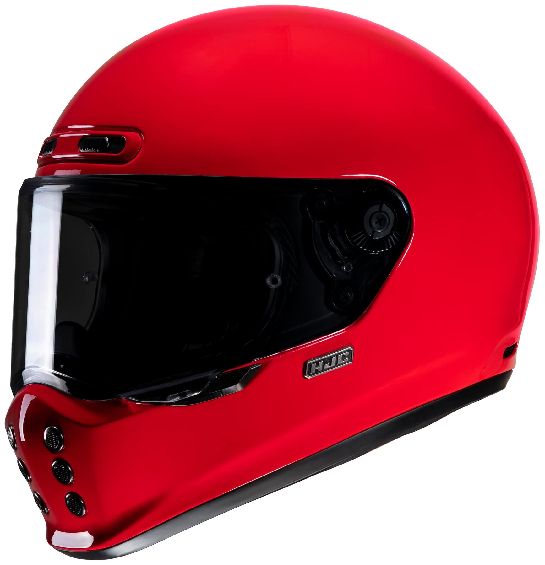 V10 Men's Street Motorcycle Helmet - Deep Red / Small