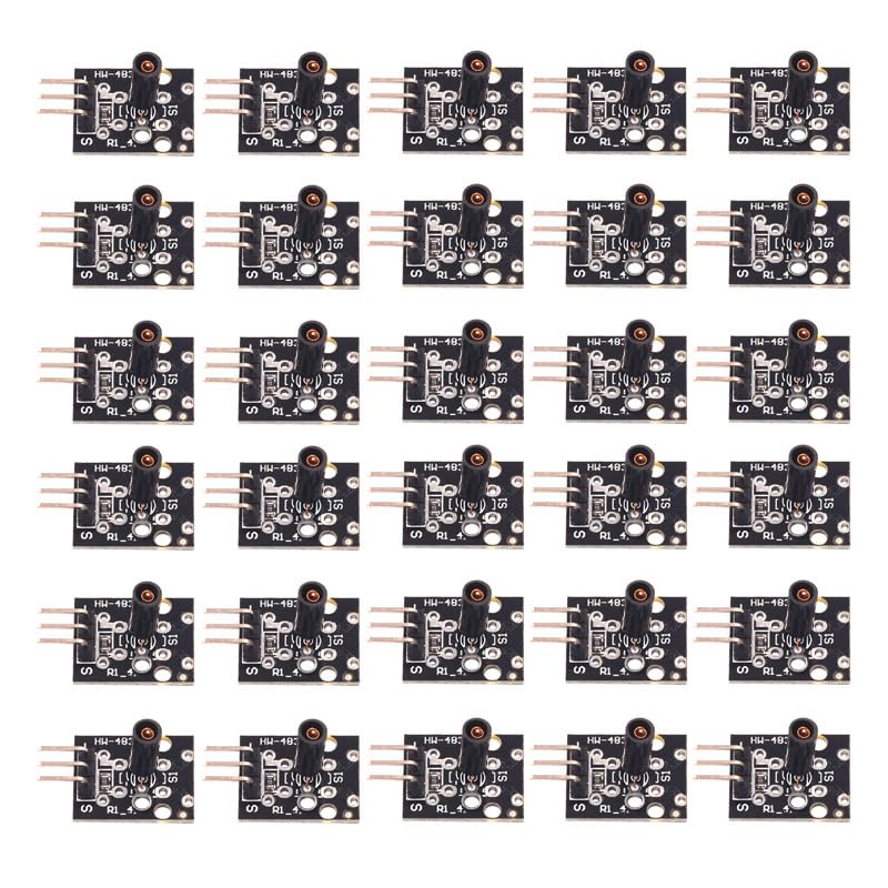 30pcs KY-002 SW-18015P Shock Vibration Switch Sensor Module