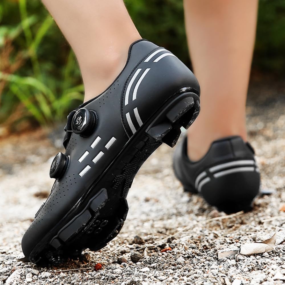 Buty do roweru górskiego, do wewnątrz, na zewnątrz, buty do jazdy konnej, męskie i damskie, outdoorowe, MTB, oddychające, antypoślizgowe, kompatybilne z pedałem SPD, unisex, buty rowerowe