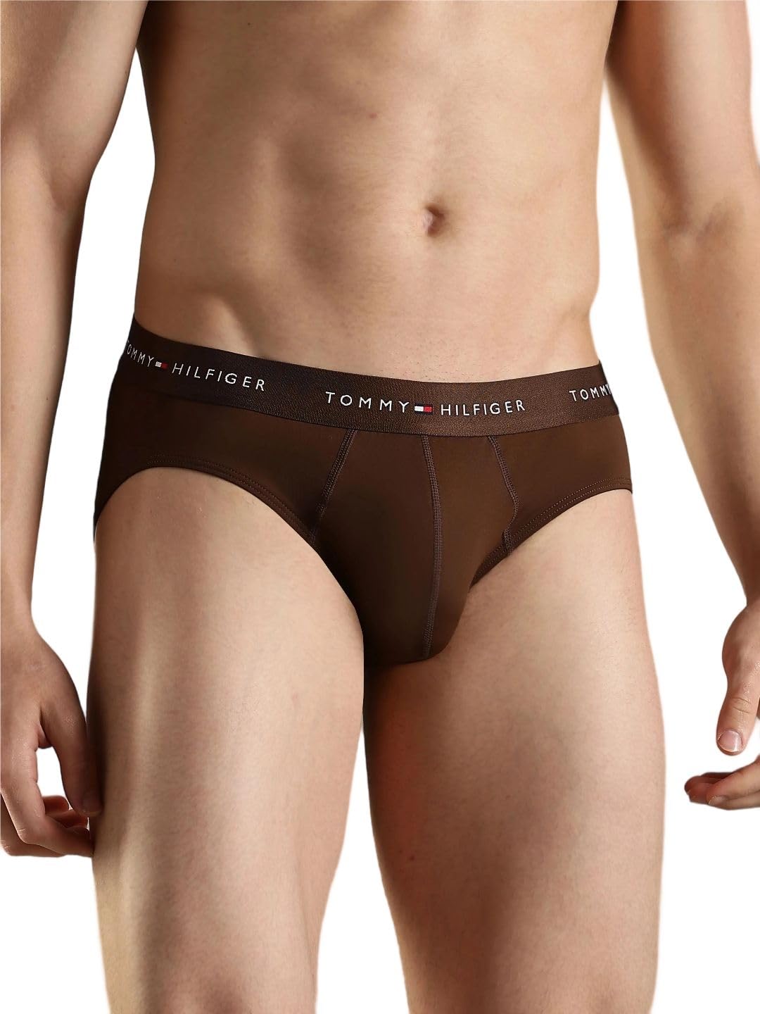 tommy hilfiger Green Solid Mid Rise Brief-picture-18
