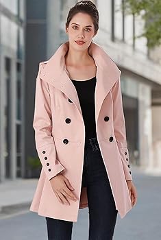 Amazon.com: BGSD Women Nicole Waterproof Hooded Fit & Flare Trench