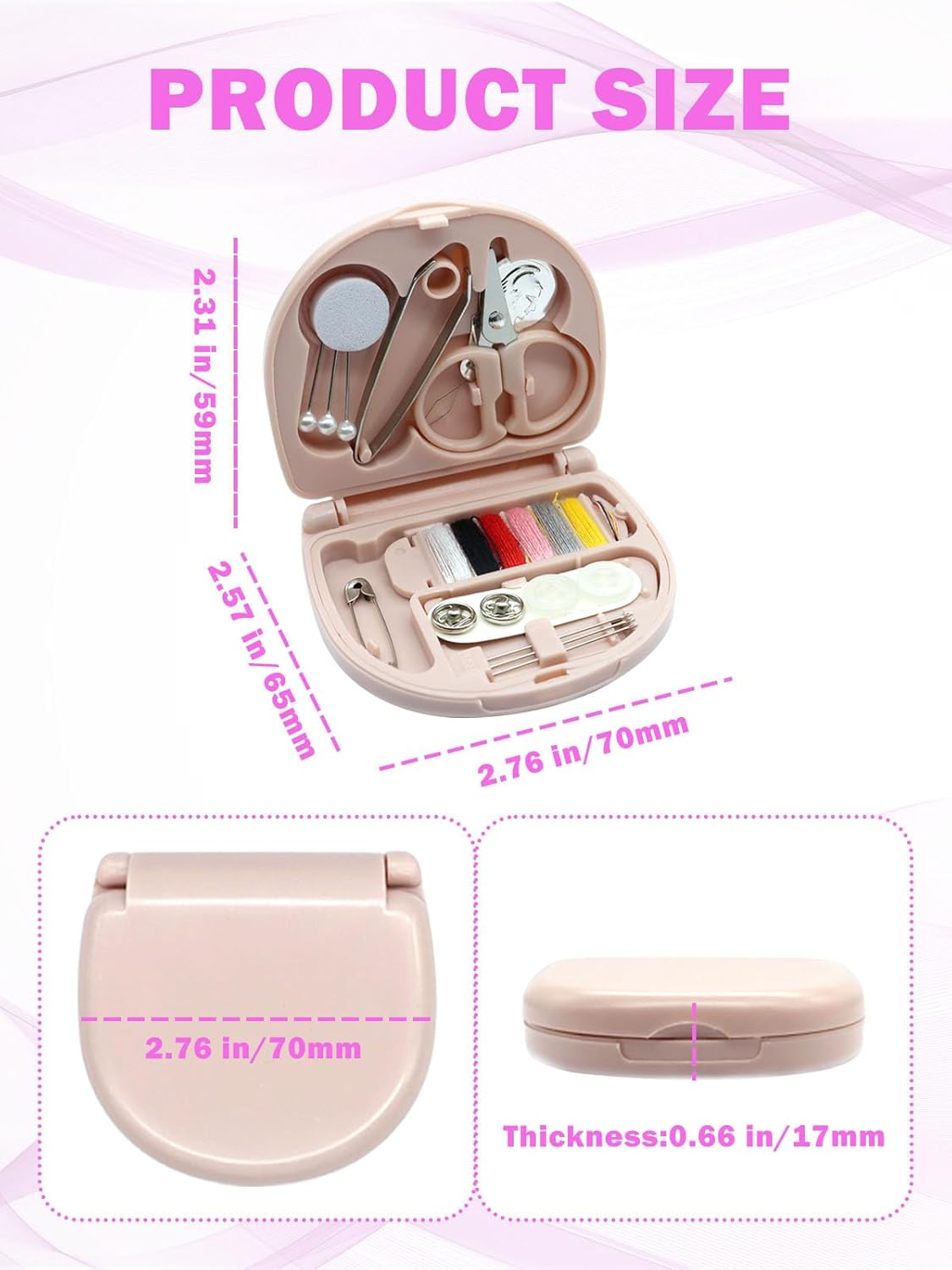 keepsweat Mini Sewing Kit,Small Travel Size Emergency Pocket keepsweat Mini Sewing Kit,Small Travel Size Emergency Pocket