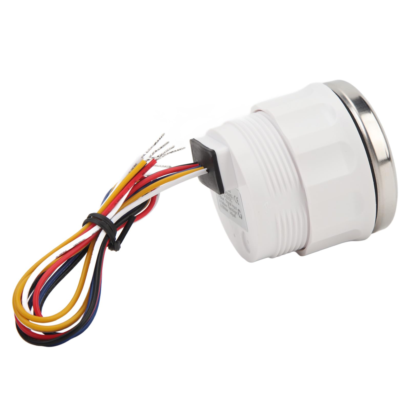 Bootskraftstoffmesser, 240–33 Ohm, 52 Mm, Digitale Kraftstoffstandsanzeige E-1/2-F, Universell, DC9–32 V, Kompakt, mit Bunter Hintergrundbeleuchtung für Wohnmobile (Weißes Zifferblatt,