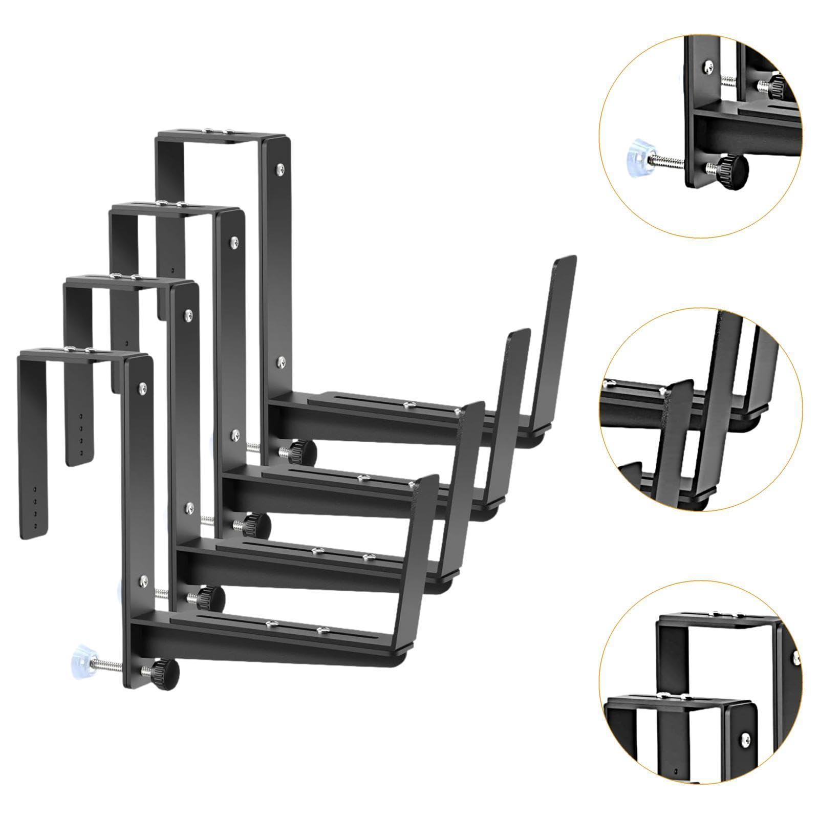 Sharplace Lot 4 Supports pour Pots Fleurs, jardinières suspendues pour Balcon ou Balcon.