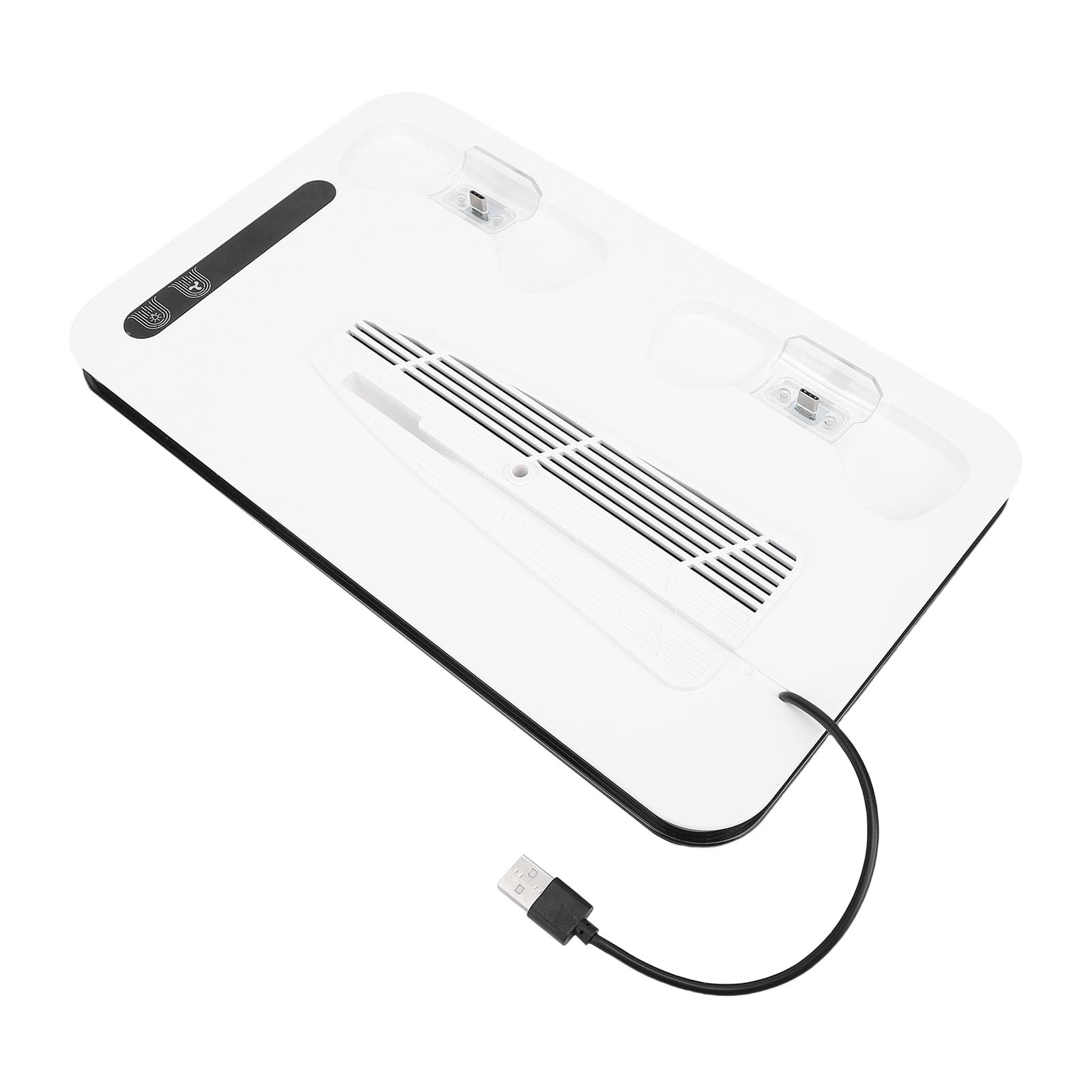 Zunate Supporto di Raffreddamento per Console di Gioco Verticale con Illuminazione RGB e Caricatore per Doppio controller: Ideale per la Configurazione di Gioco