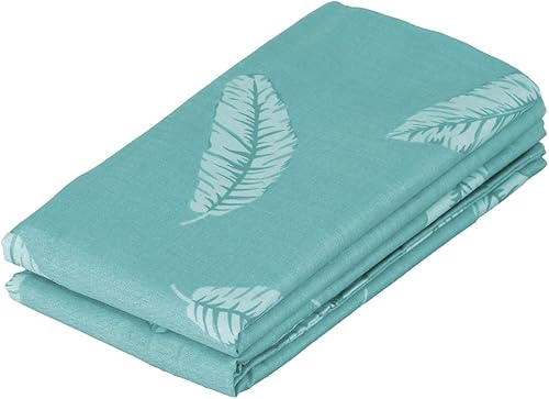 Miniatura 9 de Rockcloud Juego de 2 fundas de almohada cuadradas decorativas 100% algodón con ondas geométricas para sofá, dormitorio, automóvil, 18 x 18 pulgadas,