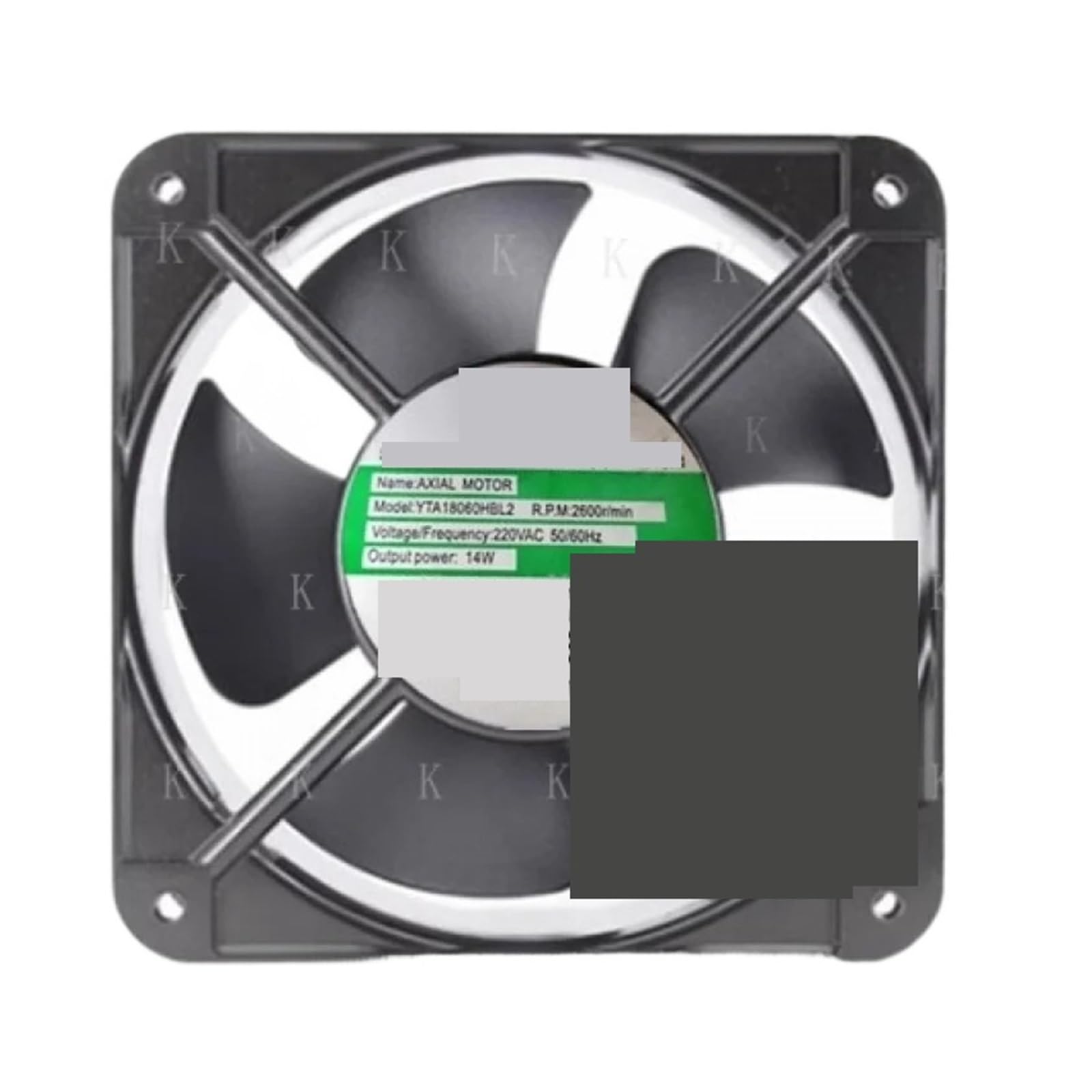 BRODEFUP YTA18060HBL2 AC220V 14W Dual Ball Axial Cooling Fan