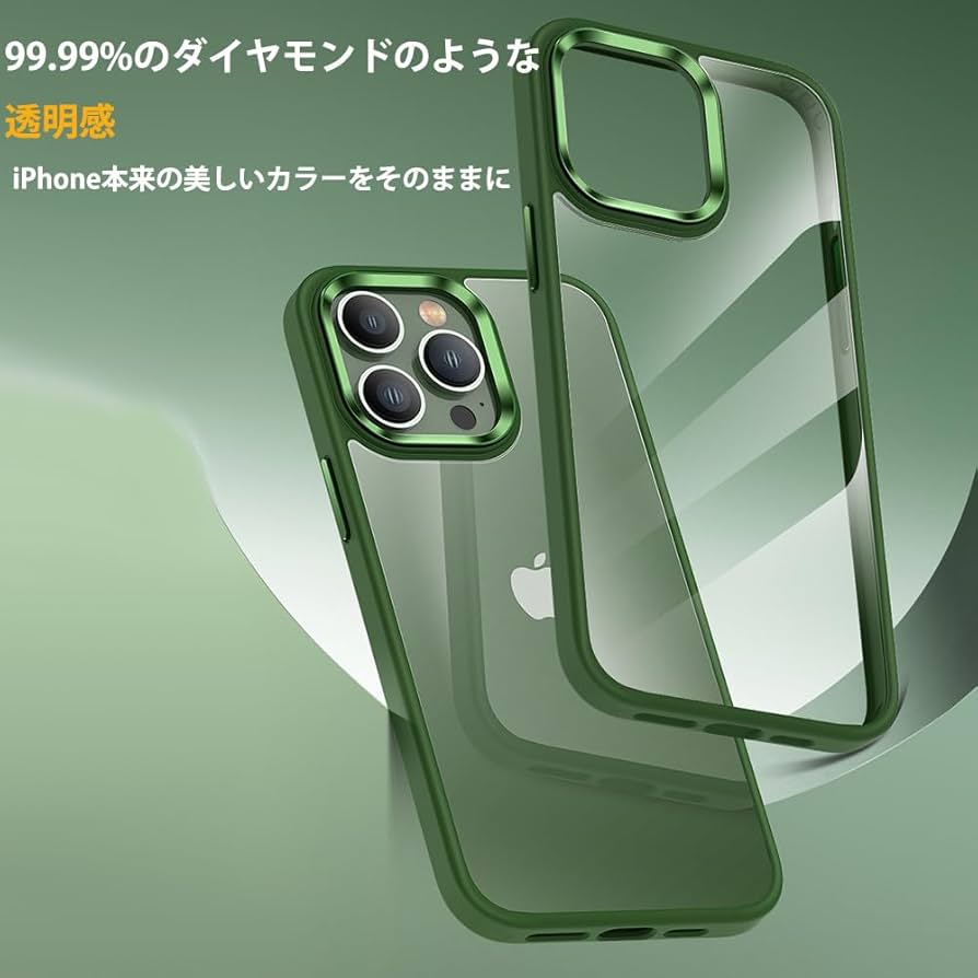 Amazon.co.jp: MuZiF iPhone 13 Pro 用 ケース クリア 薄型軽量