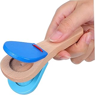 مصفق يدوي خشبي، كاستانيت صغير للمناسبات الرياضية والاحتفالات