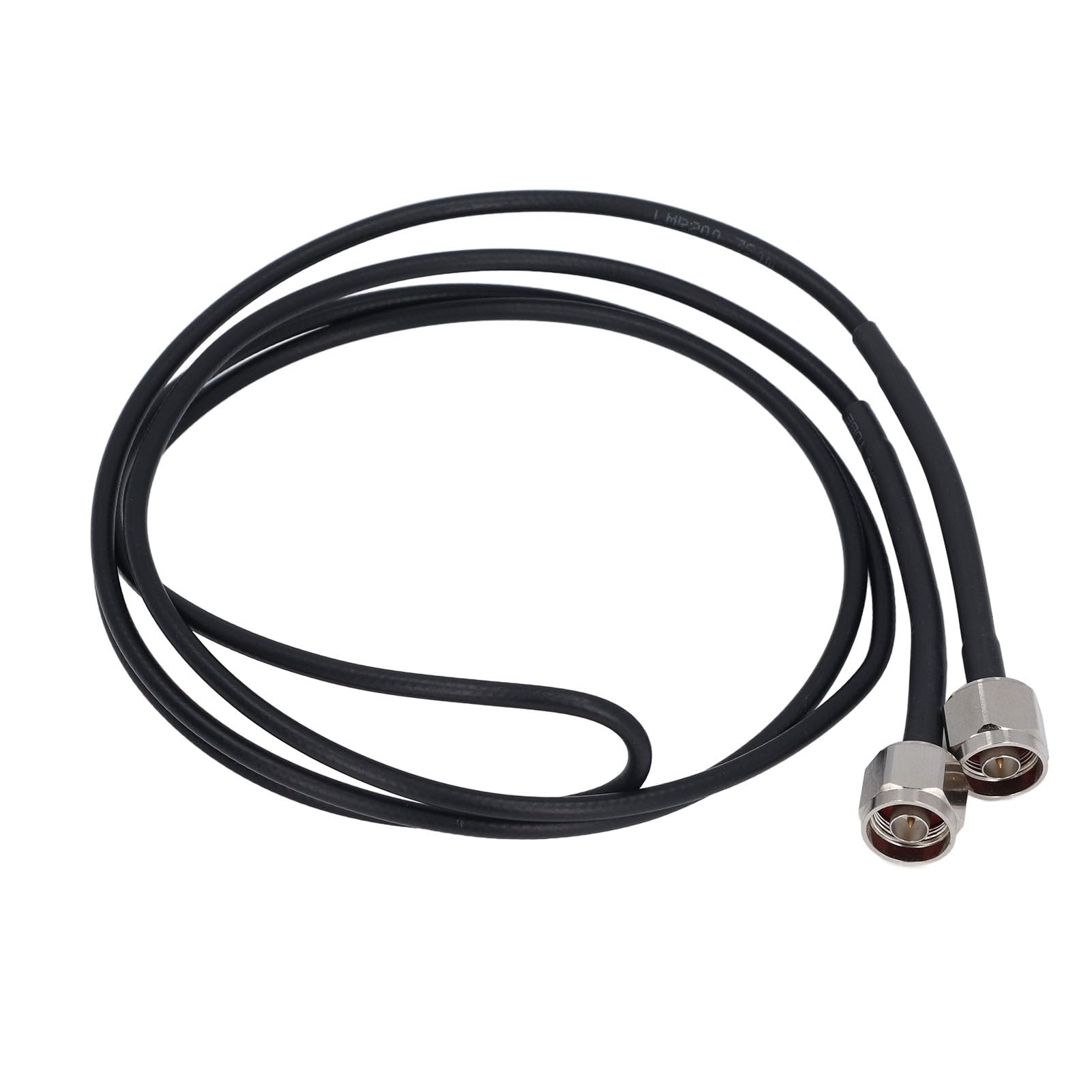 Câble d’extension coaxial N mâle vers N mâle, câble RF de type N pour connexion d’antenne, faible perte LMR200 2 m (6,56 pi) avec gaine en PVC étanche pour systèmes 50 Ohms