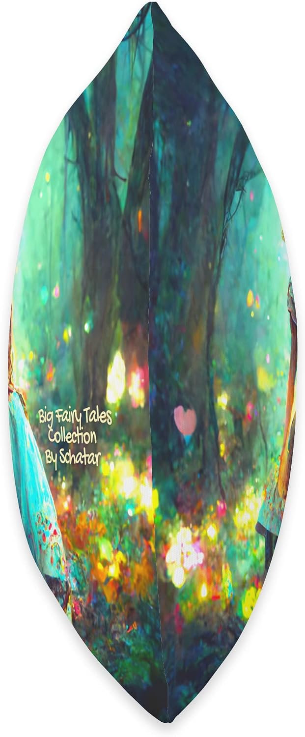 Big Fairy Tales Collection By Schatar - Alice Of Wonder Throw Pillow