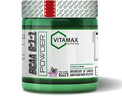 Suplemento em Pó BCAA 6.1.1 Powder 300g Vitamax Nutrition Sabor:Uva