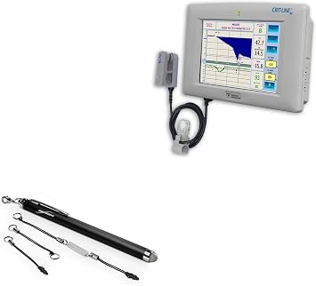 قلم BoxWave متوافق مع شاشة Fresenius Crit-Line IV - قلم EverTouch السعوي، قلم قلم سعوي بطرف من الألياف - أسود نفاث