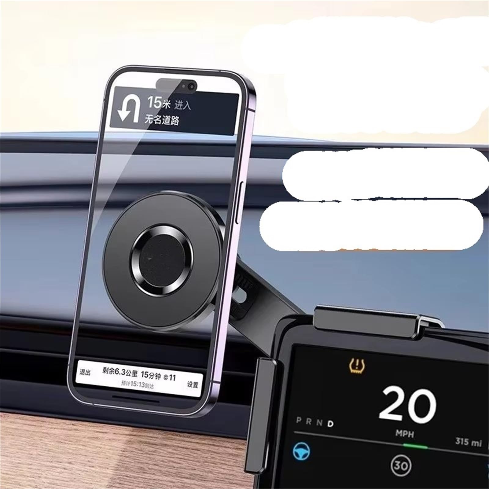 Per IPhone 12 13 14 15 Supporto Universale Magnetico Per Auto Supporto Per Auto Con Schermo Laterale E Rotazione A 360 Gradi Supporto Telefono Auto(Style-1)