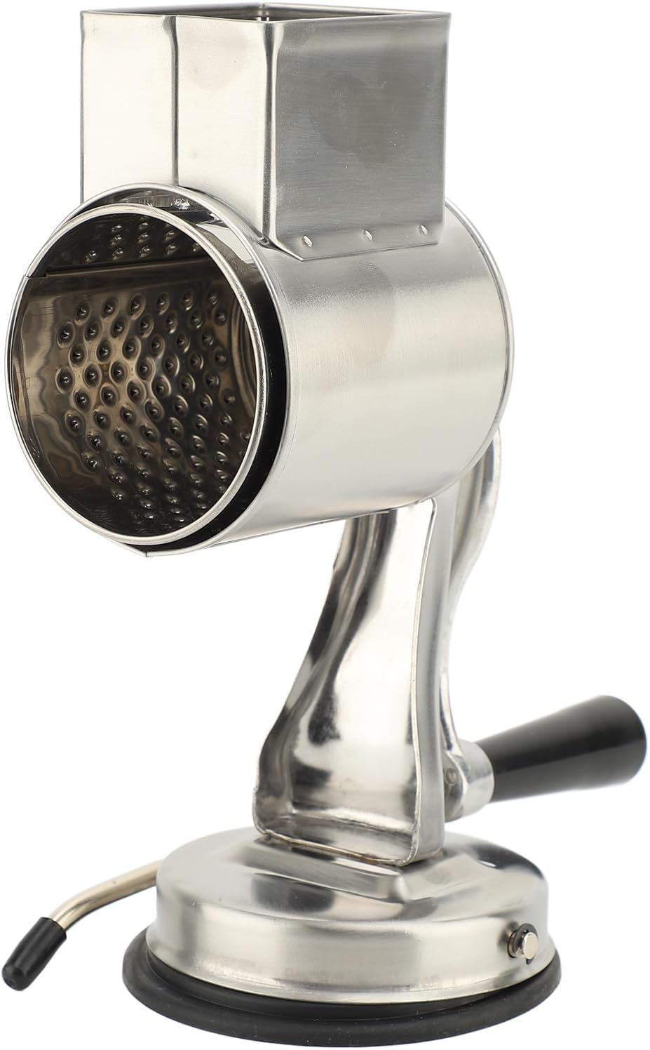 GLOGLOW Nan Cheese Grater Stainless Steel Hand Crank Vegetable Grater, 5 Blades, Easy to Use for Home Cooking or Kitchen Tools