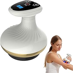 Vacuvia SculptGlow Appareil Anti Cellulite, 4 En 1 Contre Vide & Gua Sha Électrique, Peau Plus Ferme Et Meilleure Circulation Sanguine, Massage En Profondeur Avec Chaleur (Vacuvia Pro)