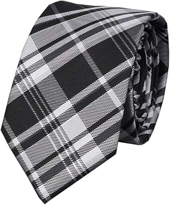 Cromoncent Mens Long Sleeve Dress Shirt and Tie Set Suit Shirt with Matching Tie and Handkerchief - Image 6