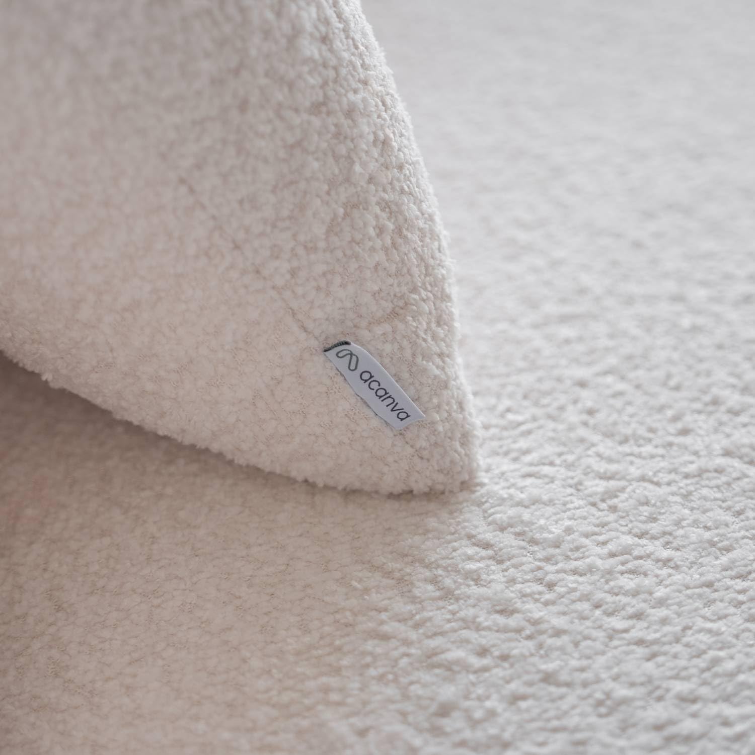 Acanva Modern Oversized Modular L Shaped Sectional Sofa Set for Living Room, Minimalist Style Comfy 4-Seat Corner Couch, Right Chaise, Wool-Like