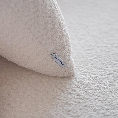 Miniatura 7 de Acanva Modern Oversized Modular L Shaped Sectional Sofa Set for Living Room, Minimalist Style Comfy 4-Seat Corner Couch, Left Chaise, Wool-Like