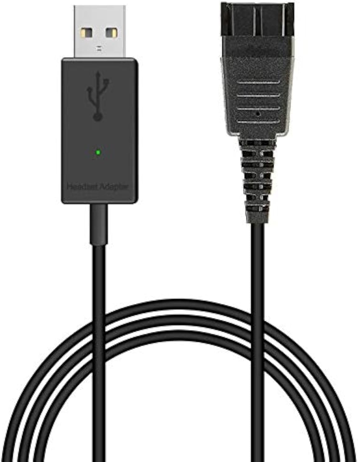 Quick Disconnect to USB Adapter for Jabra GN Headsets and workable for Jabra Link 230