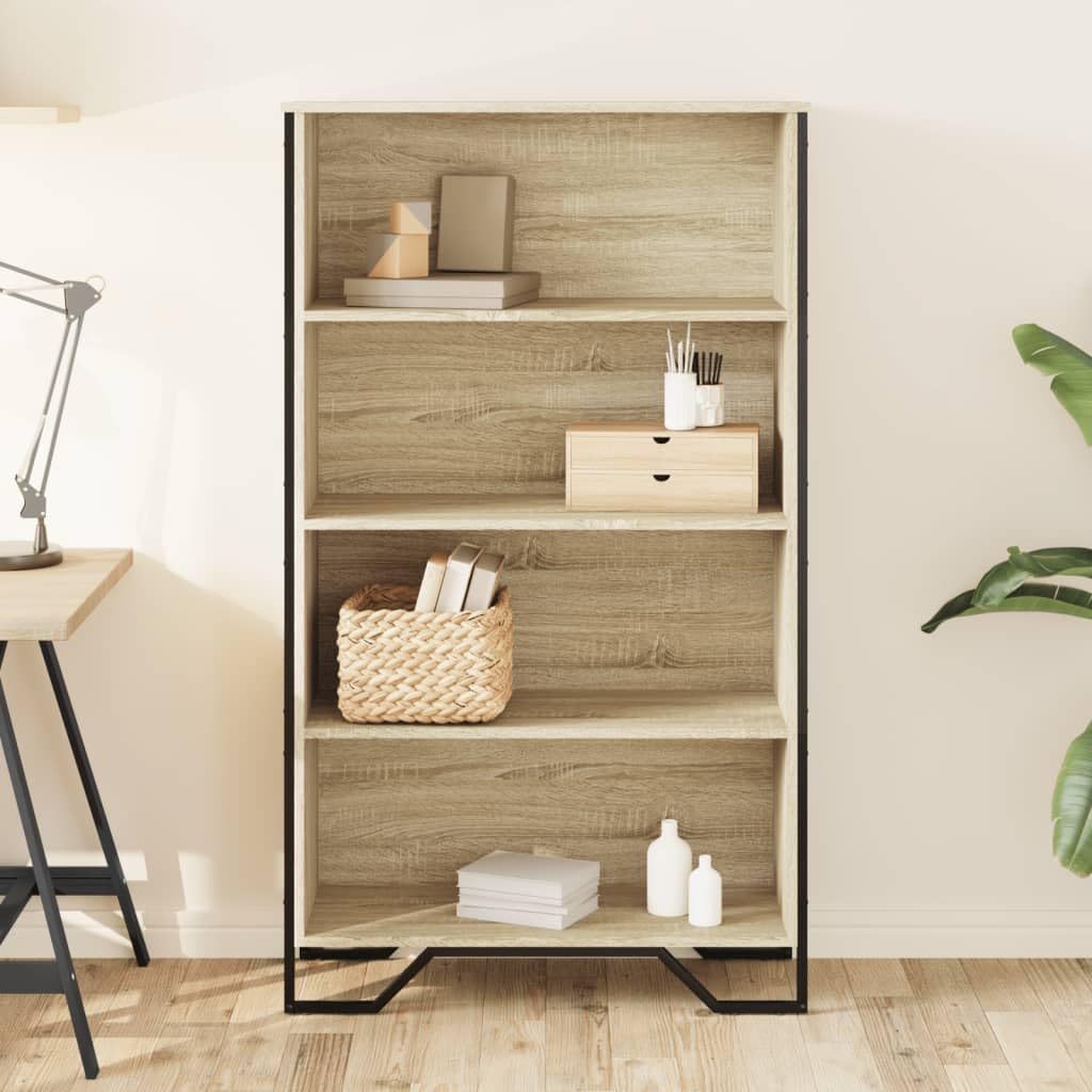 Generisch Bücherregal Sonoma-Eiche 80x31x137,5 cm Holzwerkstoff,Möbel,Regalsysteme,Bücherregale Bücherschränke-848630