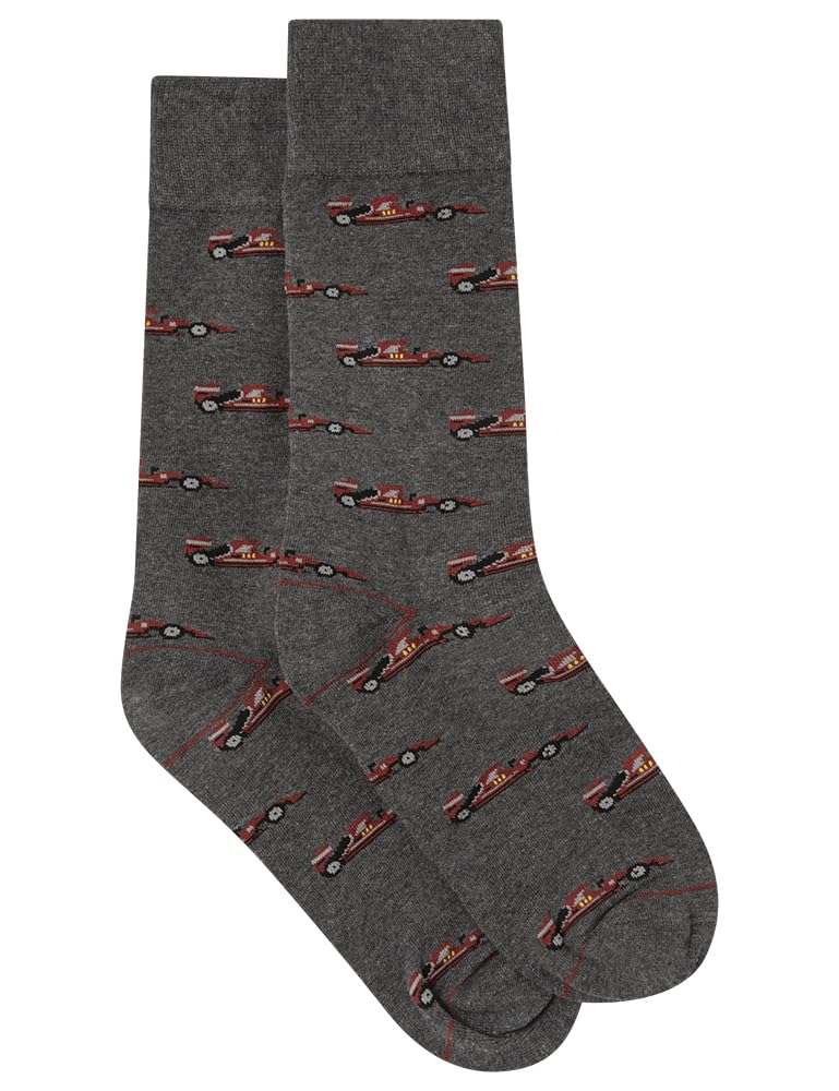 SPRINGFIELD Formula 1 Orange Cars Socks. Calcetines Estampados Hombre