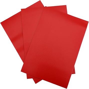 Yinhing Hypalon Hypalon Repair Patch Pla 3pcs PVC Repair Patches Kit for Inflatable Raft Boat Canoe Kayak Red Inflatable Boat Patch Set