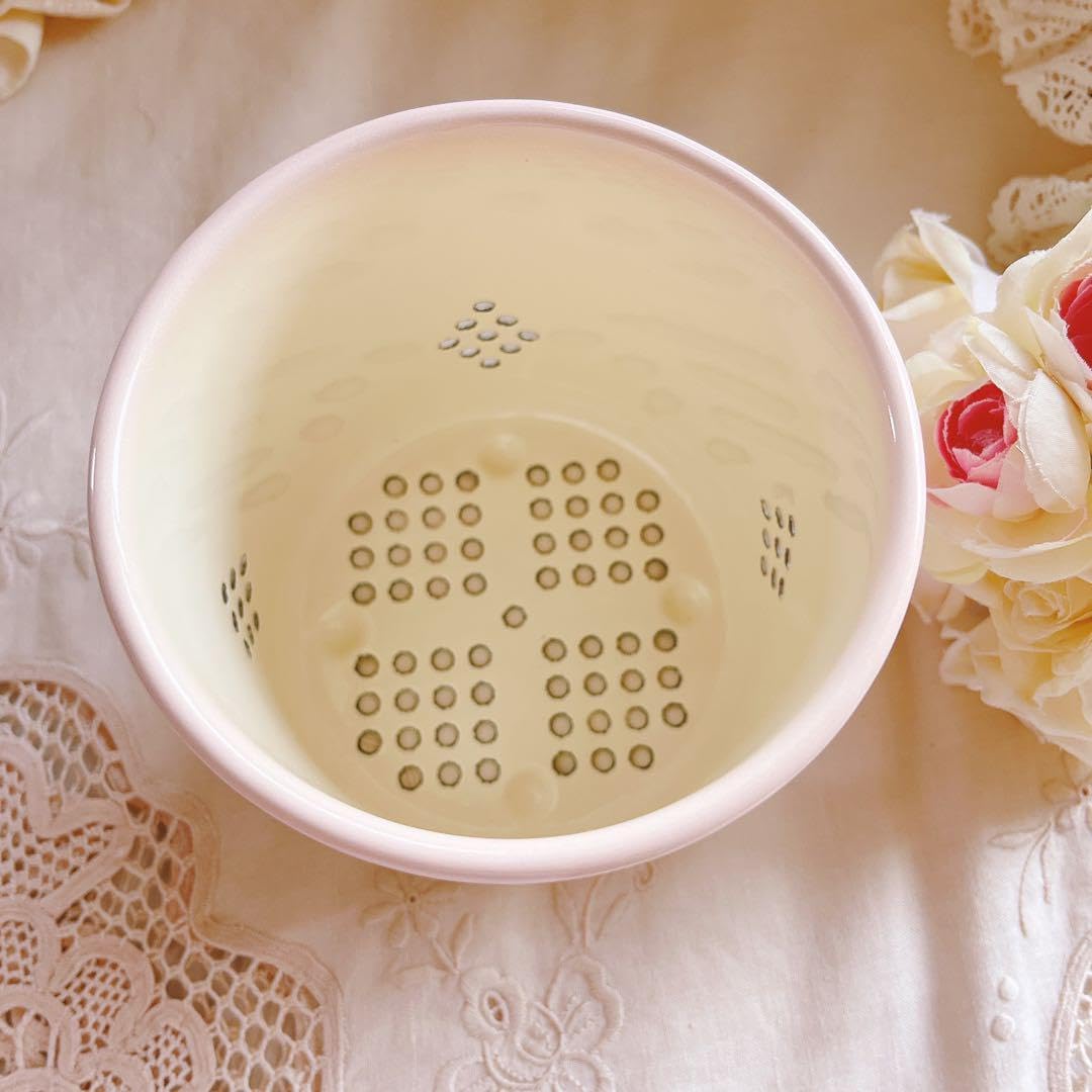 お値下げマニーローズホーローコランダーイマンダイアナローズバスケットニトリイケア お値下げ マニー ローズホーローコランダーイマンダイアナローズ