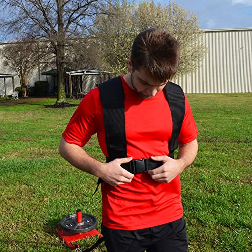 Titan Fitness Power Speed Sled With Deluxe Harness, Rated 150 Lb, Push, Pull, Or Drag Sled For Speed Training And Agility #TOP5