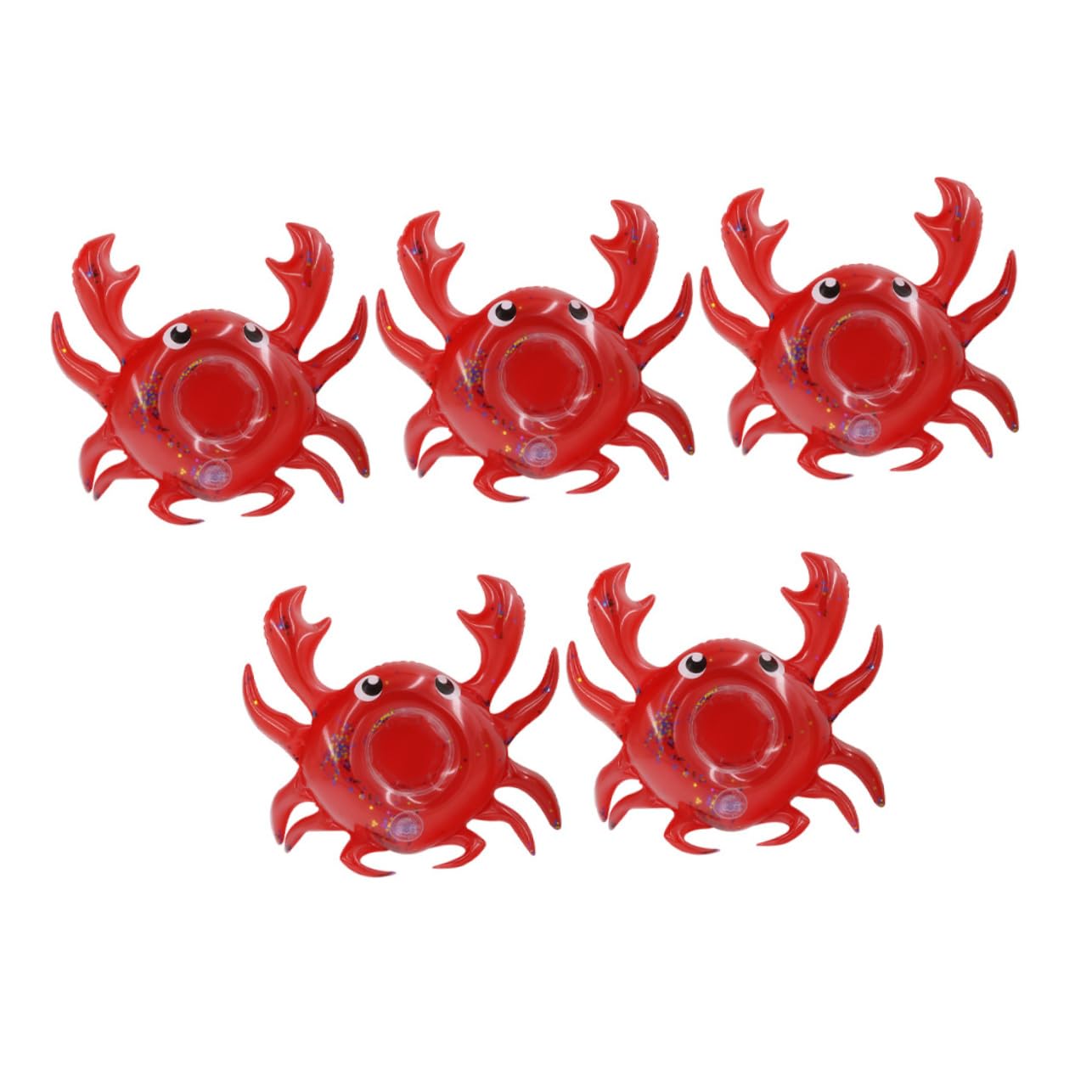 Dessous de verre gonflable crabe pour éviter les boissons renversées dans l'eau