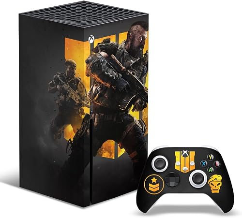 SkinNit Decal Sticker Skin For Xbox Series X: Black Ops 4 2021