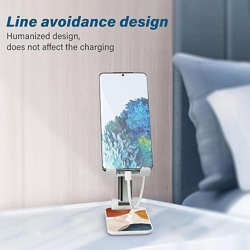 Miniatura 5 de Soporte de teléfono plegable para escritorio, soporte de teléfono celular de ángulo ajustable para iPhone, Samsung y otros teléfonos inteligentes