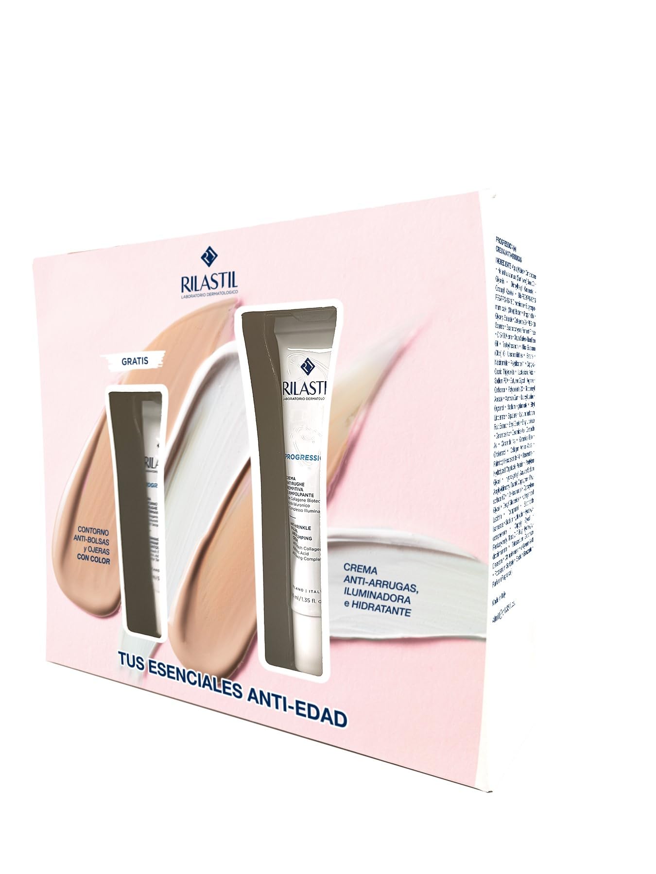 Rilastil Pack Essenziali Antietà - Confezione Progession(+) Crema Antietà e Rassodante 40 ml + Regalo Progression (+) Contorno Occhi 15 ml
