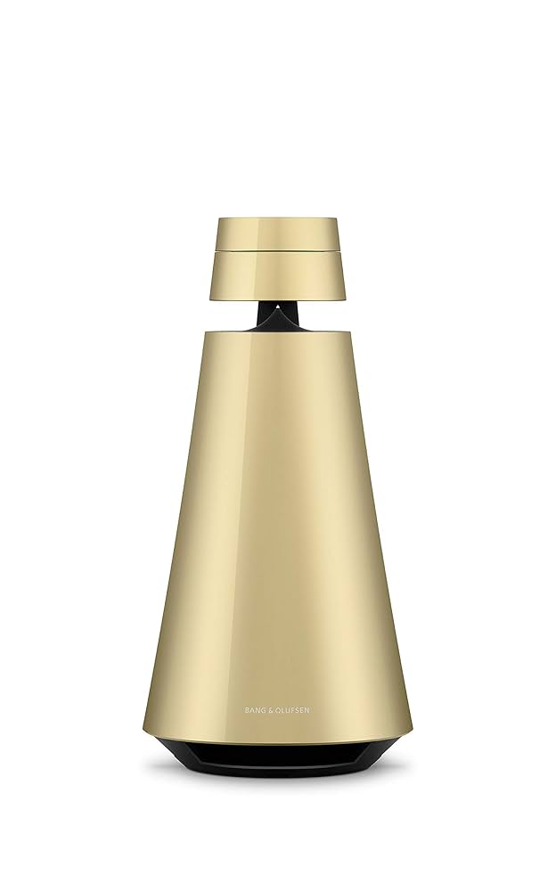 スピーカー Bang & Olfsen Beosound 1 Brass Bang & Olufsen Beosound 1 Wireless Multiroom Speaker, Brass