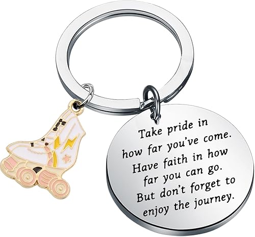 FUSTMW Regalos para patinadores, collar con colgante de patinaje sobre ruedas, regalos para amantes del patinaje, joyerĂa FUSTMW Regalos para patinadores, collar con colgante de patinaje sobre ruedas, regalos para amantes del patinaje, joyerĂa