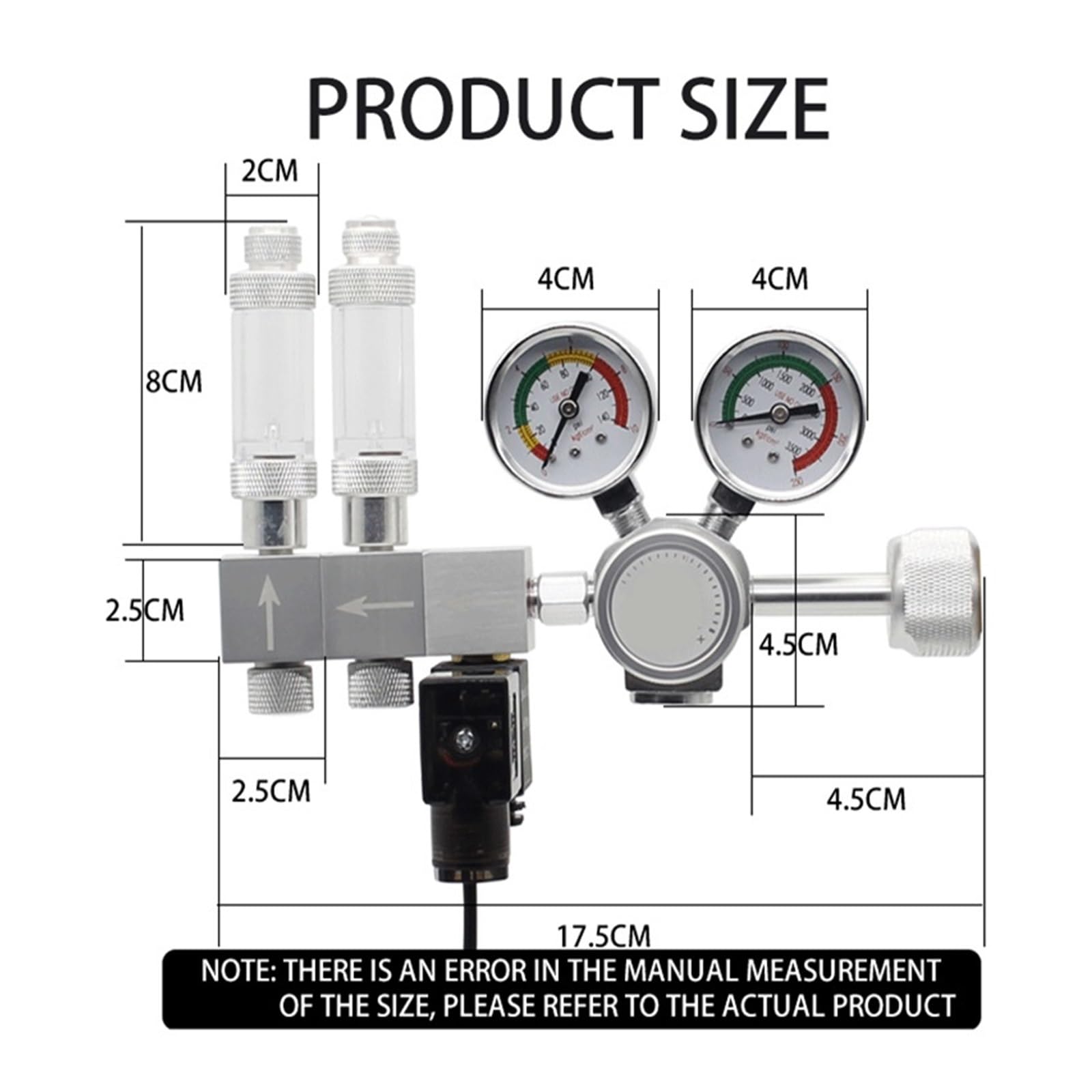 Régulateur de CO2 for Aquarium, Valve de réduction de CO2, Compteur à Bulles, électrovanne, contrôle du CO2, régulation Bipolaire 100-240V(K303C,100-240V-M22)