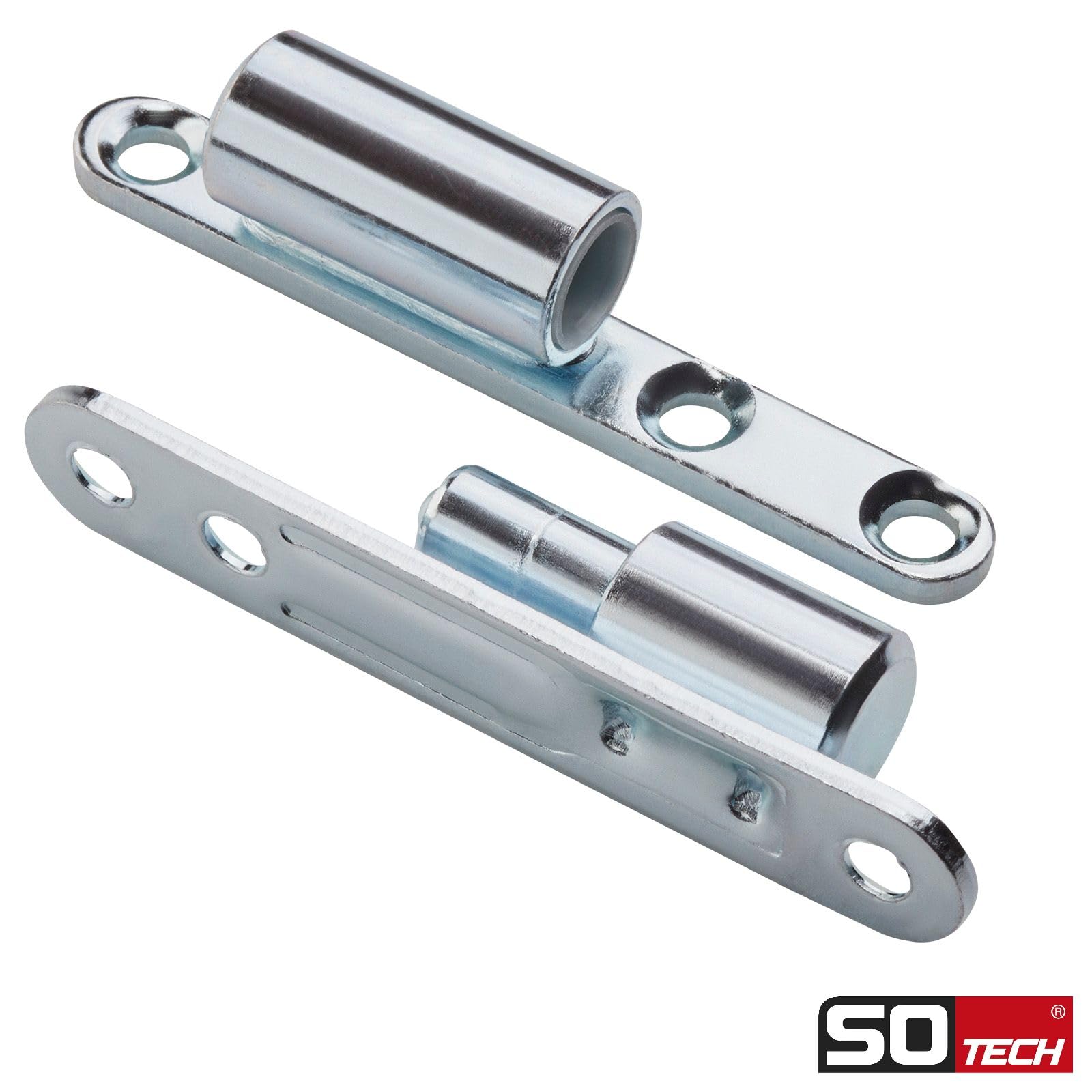 SOTECH 6 Cerniere Per Porte Interne - Cerniera A Forare 15x83 Mm Con Perno M8x47 Mm, Acciaio Nero, Per Porte Fino A 40 Kg - Foto 12