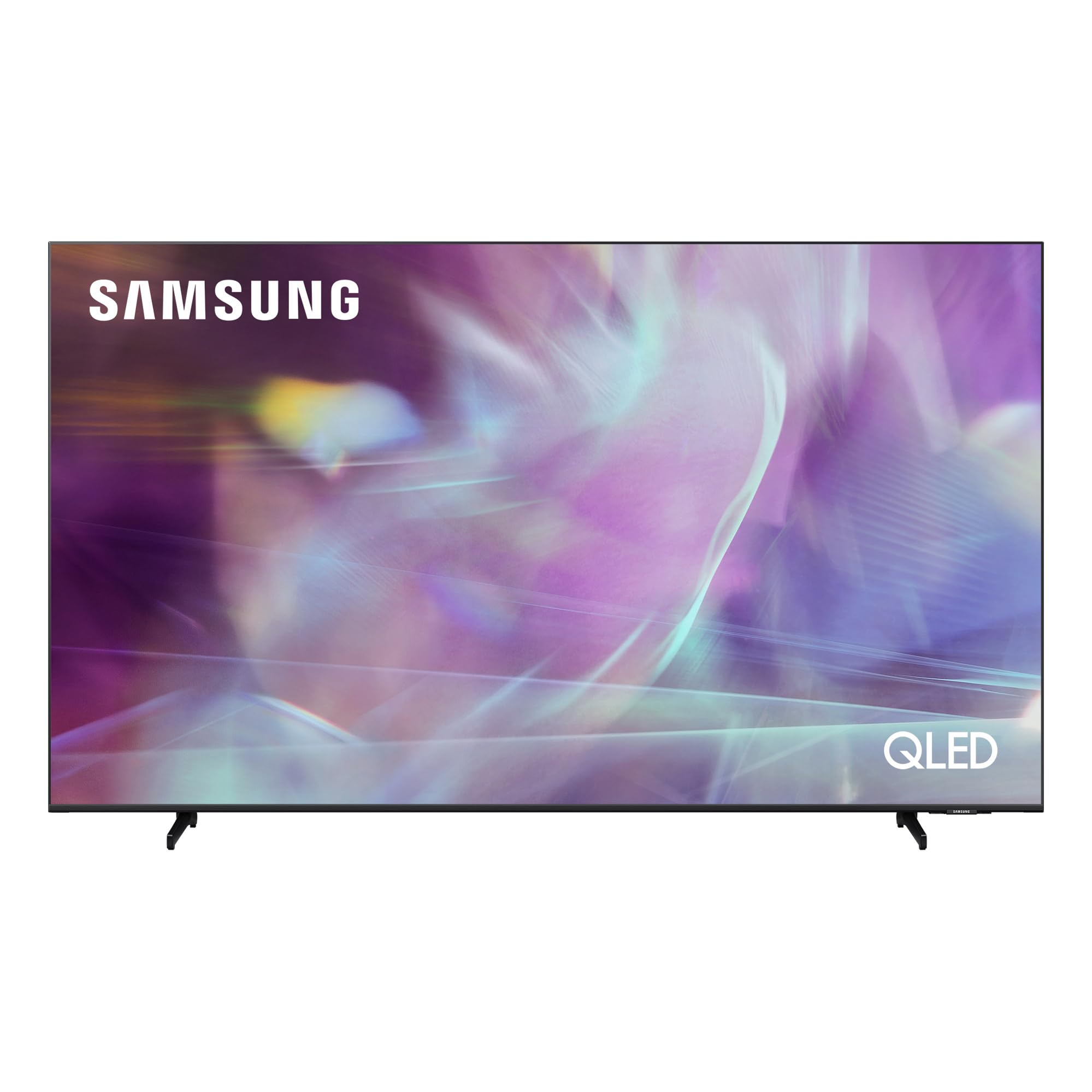 Samsung TV QLED QE55Q60AAUXZT, Smart TV 55" Serie Q60A, Modello Base, QLED 4K UHD, Alexa integrato, 2021, DVB-​T2 [Efficienza energetica classe F]