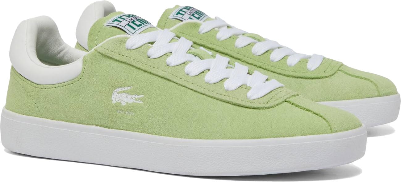 

                                                    Lacoste Women's Baseshot Sneaker, Light Green/Whit