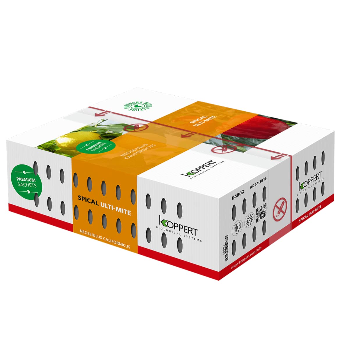 Dragonfli Spider Mite Killer - Amblyseius californicus Predators - Premium Foil Sachets x500