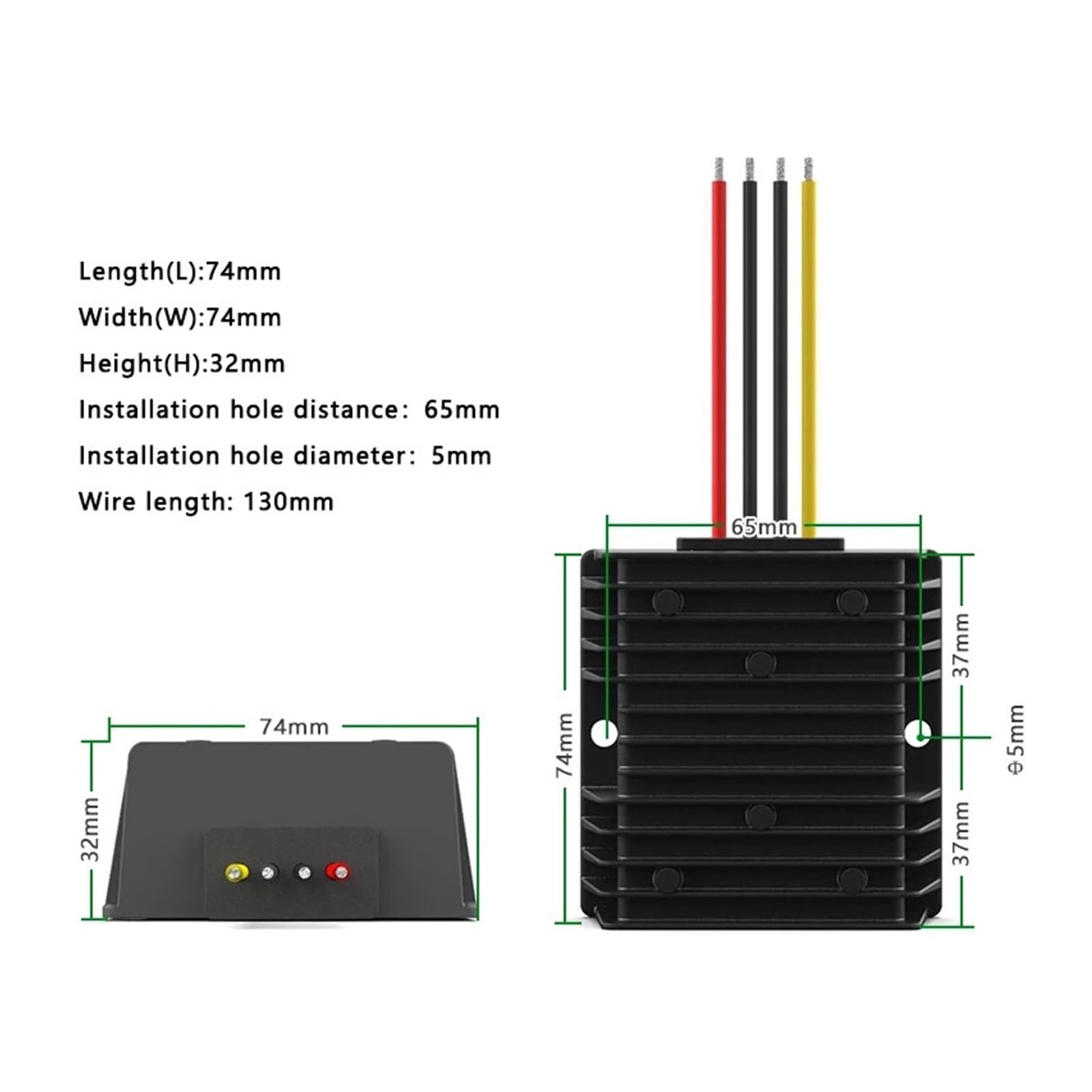 Modulo step-up convertitore boost da 12 V/24 V a 28 V-60 V(12V24V to 60V5A)