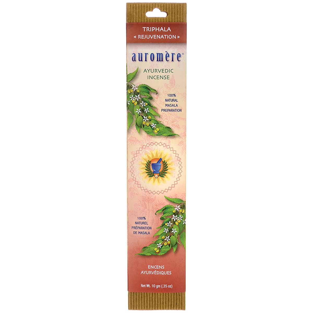 Auromere Ayurvedic Incense Triphala Rejuvenation - 10 g Each/Pack of 12