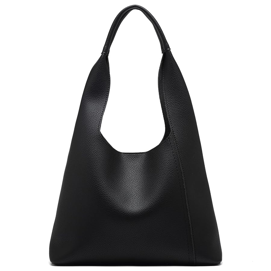 Slouchy Hobo Bags for Women, Shoulder Handbag Purse 2pcs