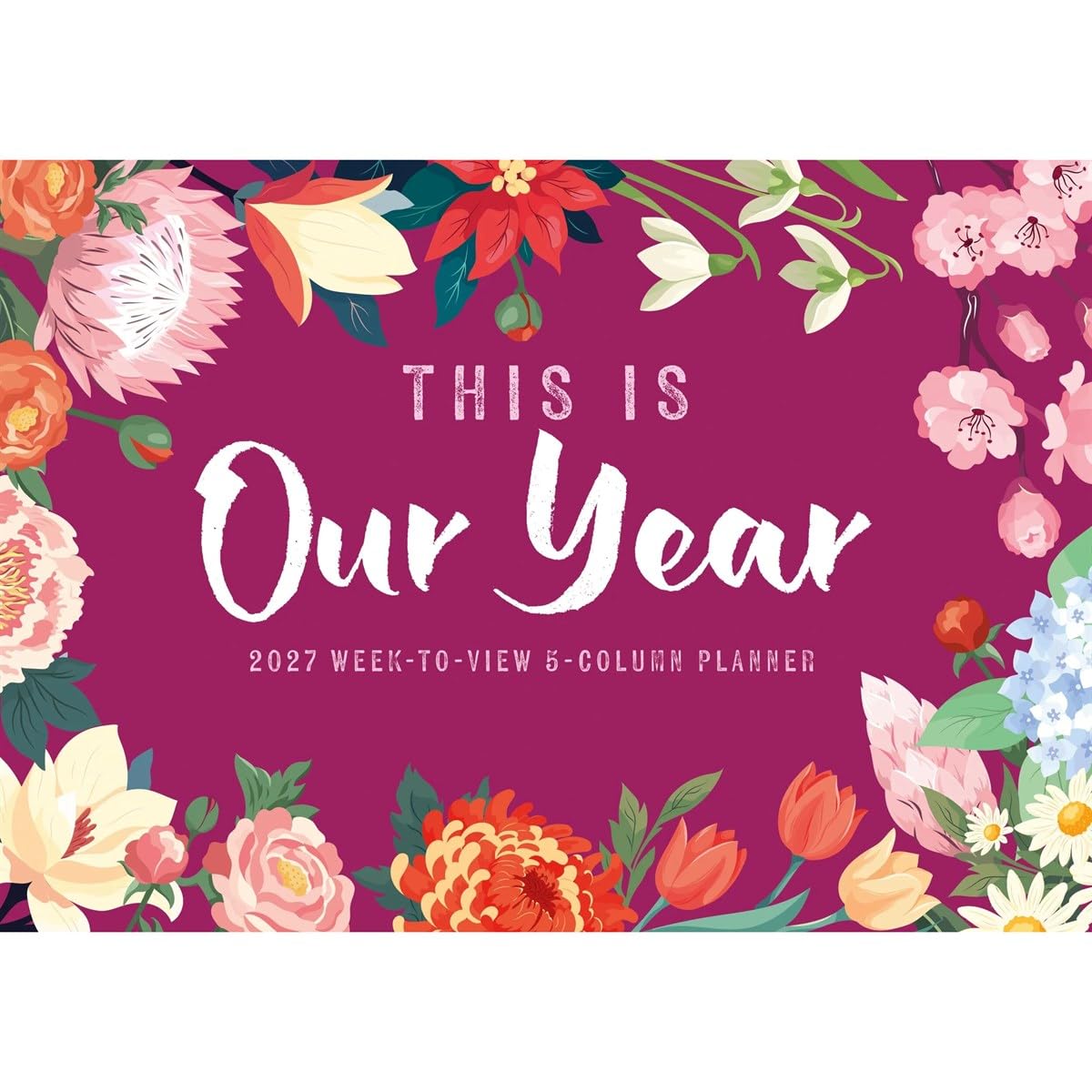 Carousel Worldwide 2027 Future Starts Today A4 Wall Planner, Week to View